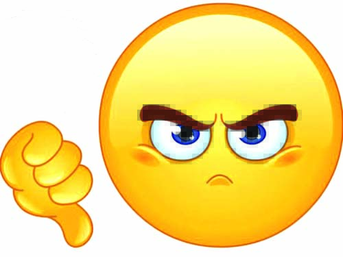 threatening emoji