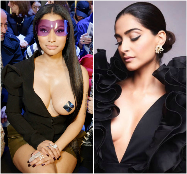Nicki Minaj and Sonam Kapoor